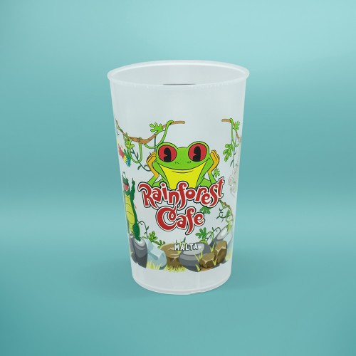 Half 1/2 Pint Cups Full Colour HD Printed  (smaller orders 50-1000 units) 